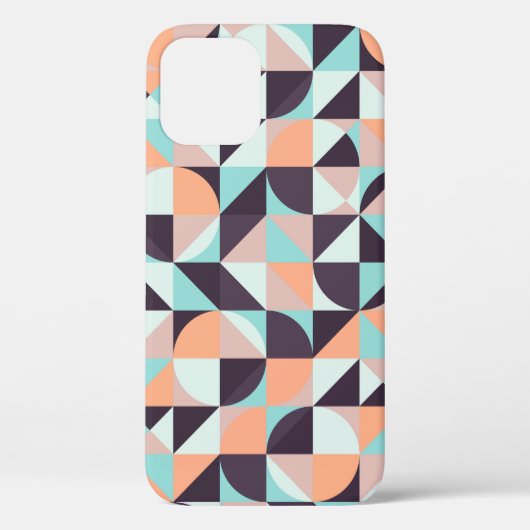 geometrischer, nahtloser Vintager Hintergrund Case-Mate iPhone Hülle (Rückseite)