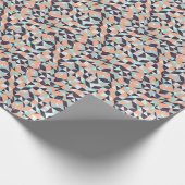 geometrischer, nahtloser Vintager Hintergrund Geschenkpapier (Ecke)