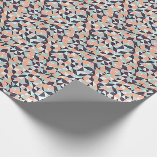 geometrischer, nahtloser Vintager Hintergrund Geschenkpapier (Ecke)