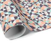 geometrischer, nahtloser Vintager Hintergrund Geschenkpapier (Rolleneckpunkt)