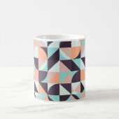 geometrischer, nahtloser Vintager Hintergrund Kaffeetasse (Mittel)