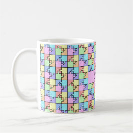 Geometrischer Name des Rainbow Kaffeetasse