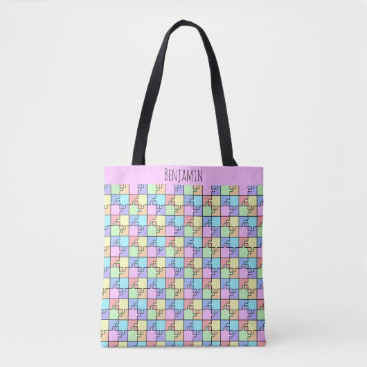 Geometrischer Name des Rainbow Tasche (Vorderseite)