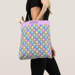 Geometrischer Name des Rainbow Tasche