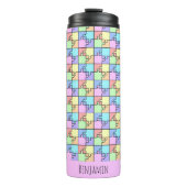 Geometrischer Name des Rainbow Thermosbecher (Vorderseite)