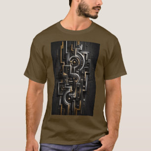 Geometrischer Nexus-Schaltkreis Erstaunliches Desi T-Shirt