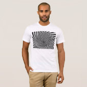 GEOMETRISCHER OP ART T - Shirt (Vorne ganz)