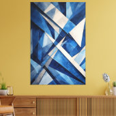 Geometrischer Ozean  Leinwanddruck (Insitu (Wohnzimmer))
