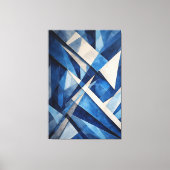 Geometrischer Ozean  Leinwanddruck (Vorderseite)