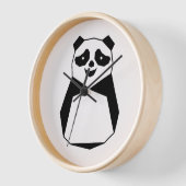 Geometrischer Panda Uhr (Winkel)