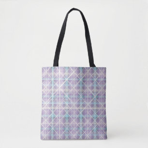 Geometrischer Pastell-Karottdruck Tasche