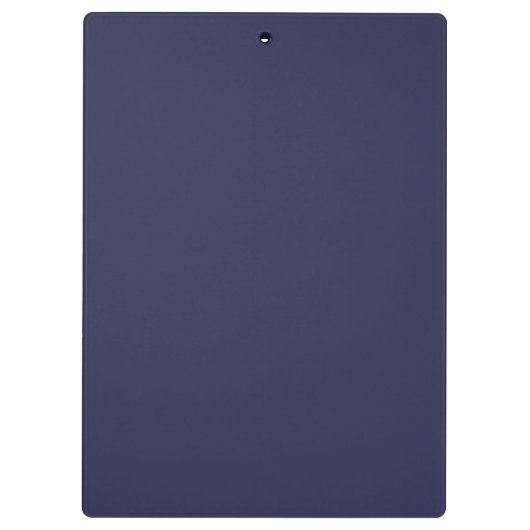 Geometrischer Personalisierter Navy Blue Pink Stri Klemmbrett (Rückseite)