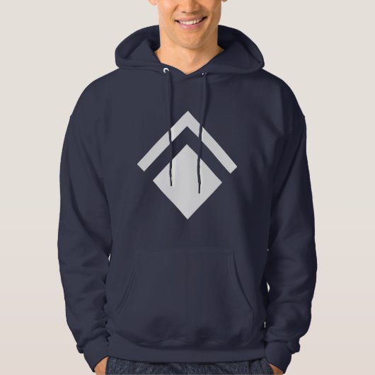 Geometrischer Pfeil 01 Hoodie (Vorderseite)