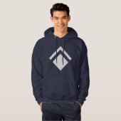 Geometrischer Pfeil 01 Hoodie (Vorne ganz)