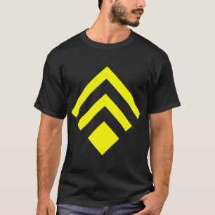 Geometrischer Pfeil 02 - Gelb T-Shirt