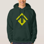 Geometrischer Pfeil 02 Hoodie (Vorderseite)