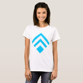Geometrischer Pfeil 02 - Sky Blue T-Shirt (Vorne ganz)