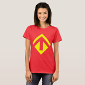 Geometrischer Pfeil 02 T-Shirt (Vorne ganz)