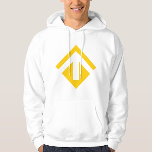 Geometrischer Pfeil 03 Hoodie (Vorderseite)