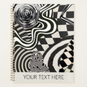 Geometrischer Planer abstrakt modern simpel trendy (Vorderseite)