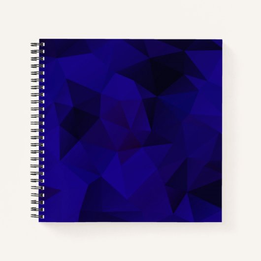 geometrischer Polygondreieck Notizblock (Vorderseite)