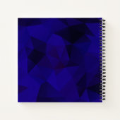 geometrischer Polygondreieck Notizblock (Rückseite)