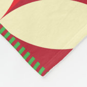 Geometrischer Pop: Farbige Abstrakte Fliesen. Fleecedecke (Ecke)