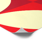 Geometrischer Pop: Farbige Abstrakte Fliesen. Poster (Ecke)