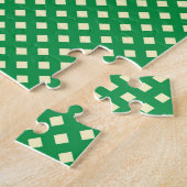 Geometrischer Pop: Farbige Abstrakte Fliesen. Puzzle (Seite)