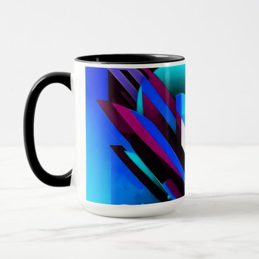 "Geometrischer Puls" Tasse (Links)