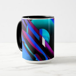 "Geometrischer Puls" Tasse