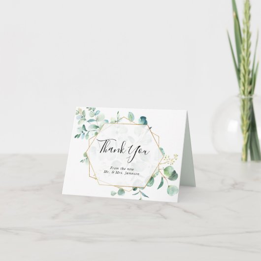 Geometrischer Rahmen Karte (Vorderseite)