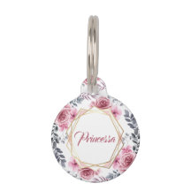 Geometrischer Rahmen mit Niedlich rosa, bläserner 