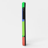 Geometrischer Regenbogen Case-Mate iPhone Hülle (Hinten/Links)
