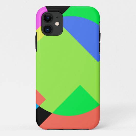Geometrischer Regenbogen Case-Mate iPhone Hülle (Rückseite)