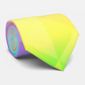 Geometrischer Regenbogen Krawatte (Gerollt)