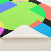 Geometrischer Regenbogen Sherpadecke (3/4)