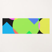 Geometrischer Regenbogen Yogamatte (Vorderseite (Horizontal))