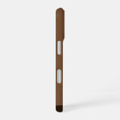 Geometrischer Retro-Kaffeedampf iPhone 16 Hülle (Rechte Seite)