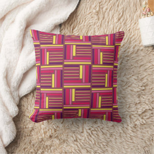Geometrischer Retro-Stil Kissen