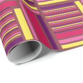 Geometrischer Retrostil Geschenkpapier (Rolleneckpunkt)
