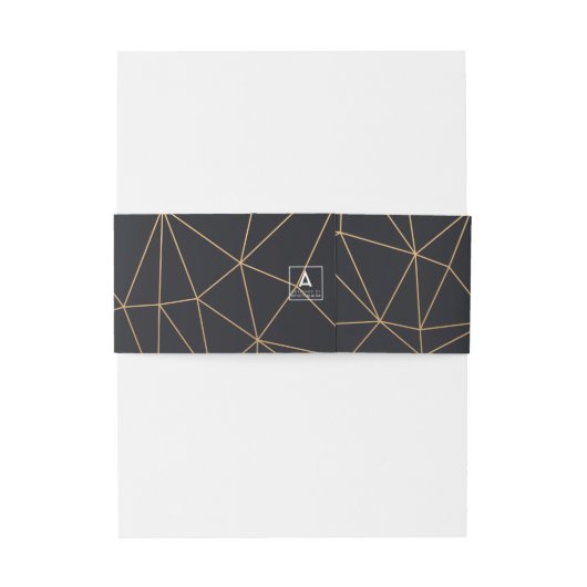 Geometrischer Schädel Einladungsbanderole (Rückseitenbeispiel)