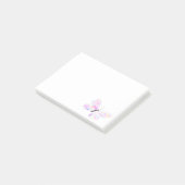 Geometrischer Schmetterling Post-it Klebezettel (angewinkelt)