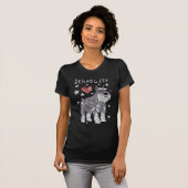 Geometrischer Schnauzer T-Shirt (Vorne ganz)