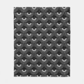 Geometrischer Schwan fliegendes Vogel Muster schwa Fleecedecke (Vorderseite)