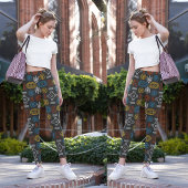 geometrischer Skandinavier Leggings