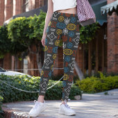 geometrischer Skandinavier Leggings