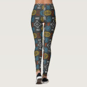 geometrischer Skandinavier Leggings (Rückseite)
