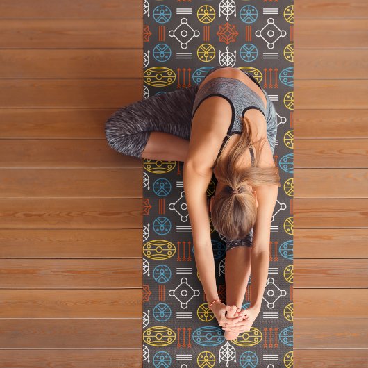 geometrischer Skandinavier Yogamatte