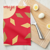 Geometrischer Sonnenkreis Thunder_Cove Geschirrtuch (Viertel Falte)